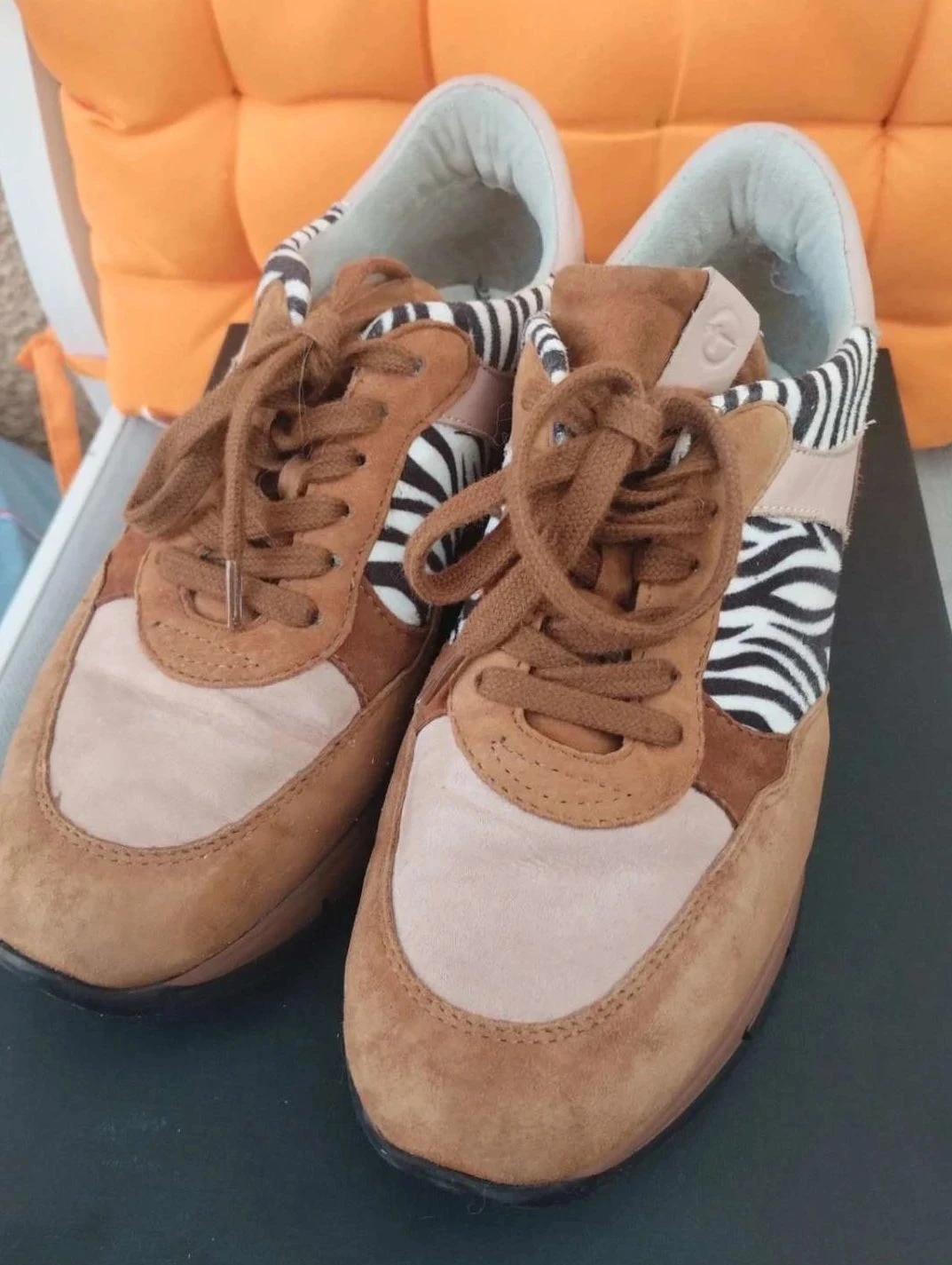 Basket marron/zèbre ,Tamaris, P38